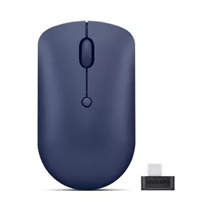 Беспроводная оптическая мышь Lenovo 540 RF, амбидекстр., 2400 DPI, 2.4 ГГц USB‑C приёмник, синяя