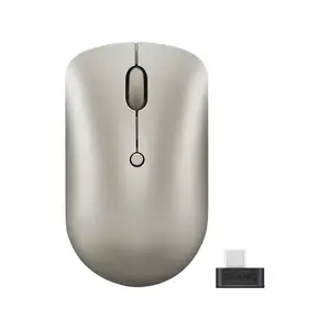 Беспроводная амбидекстр. мышь Lenovo 540 — RF 2,4 ГГц, 2400 DPI, USB-C приёмник, песочный