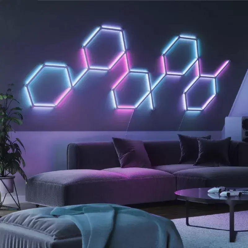 Noskaņas apgaismojums Nanoleaf Lines Expansion Pack 3PK Photo 4