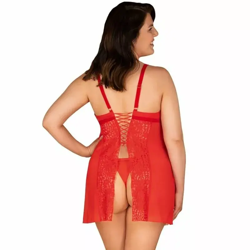 Chemise Obsessive D-230634 6XL/7XL red Photo 2