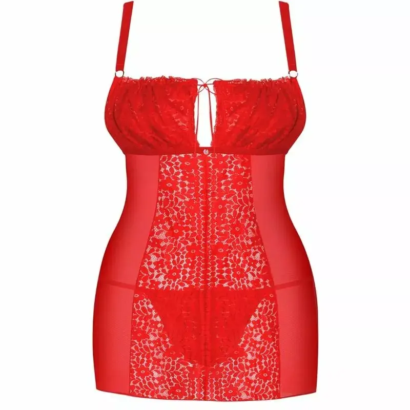 Chemise Obsessive D-230634 6XL/7XL red Photo 3