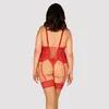 Korsete Obsessive Blossmina D-230631 melna 4XL/5XL Photo 4