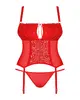 Korsete Obsessive Blossmina D-230631 melna 4XL/5XL Photo 5