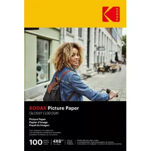 Photo paper Kodak 9891164 10x15 cm 230 g/m² glossy – 100 sheets