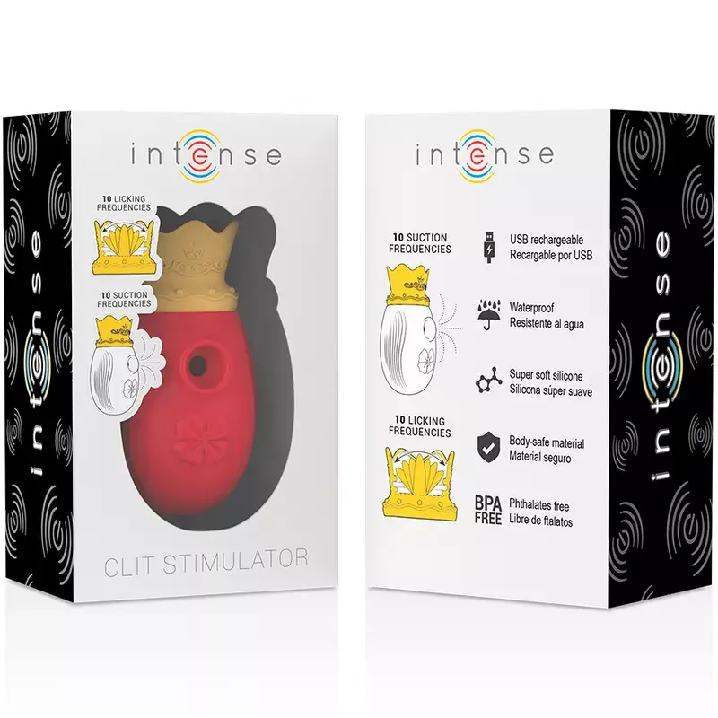 INTENSE Clitoris Stimulator - 10 Licking and Suction Modes Photo 8