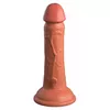 Dildo King Cock Dual Density Cock Tan — silicone 17.8 cm Photo 3