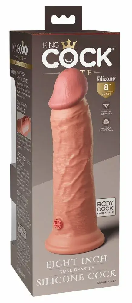 Фаллоимитатор King Cock Dual Density Cock Light Flesh Photo 5