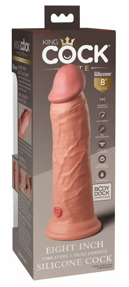 Силиконовый вибратор King Cock Elite 22 см (8") Photo 6