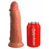 Вибратор King Cock Elite 8" Dual Density Silicone Photo 2
