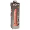 Dildo King Cock Elite 9" Vibrating Dual Density Silicone Photo 7