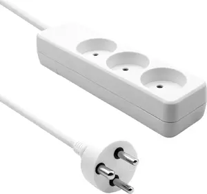 Сетевой удлинитель ProXtend 3 розетки, кабель 10 м, белый