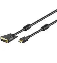 GOOBAY HDMI to DVI-D Cable MMK 630-500 G 5 m (Connector: HDMI → DVI-D)