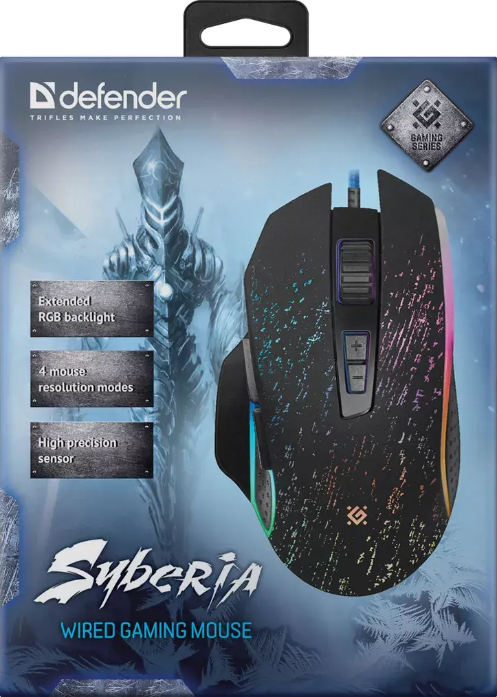 Spēļu pele DEFENDER Syberia GM-680L Photo 5