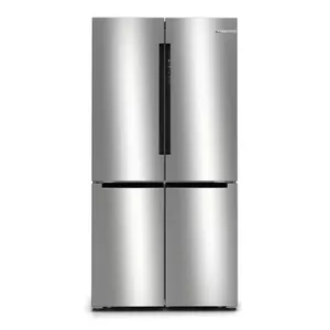 Side-by-side refrigerator Bosch Serie 4 KFN96VPEA, 605 L (Fridge 405 L / Freezer 200 L), NoFrost, Stainless steel