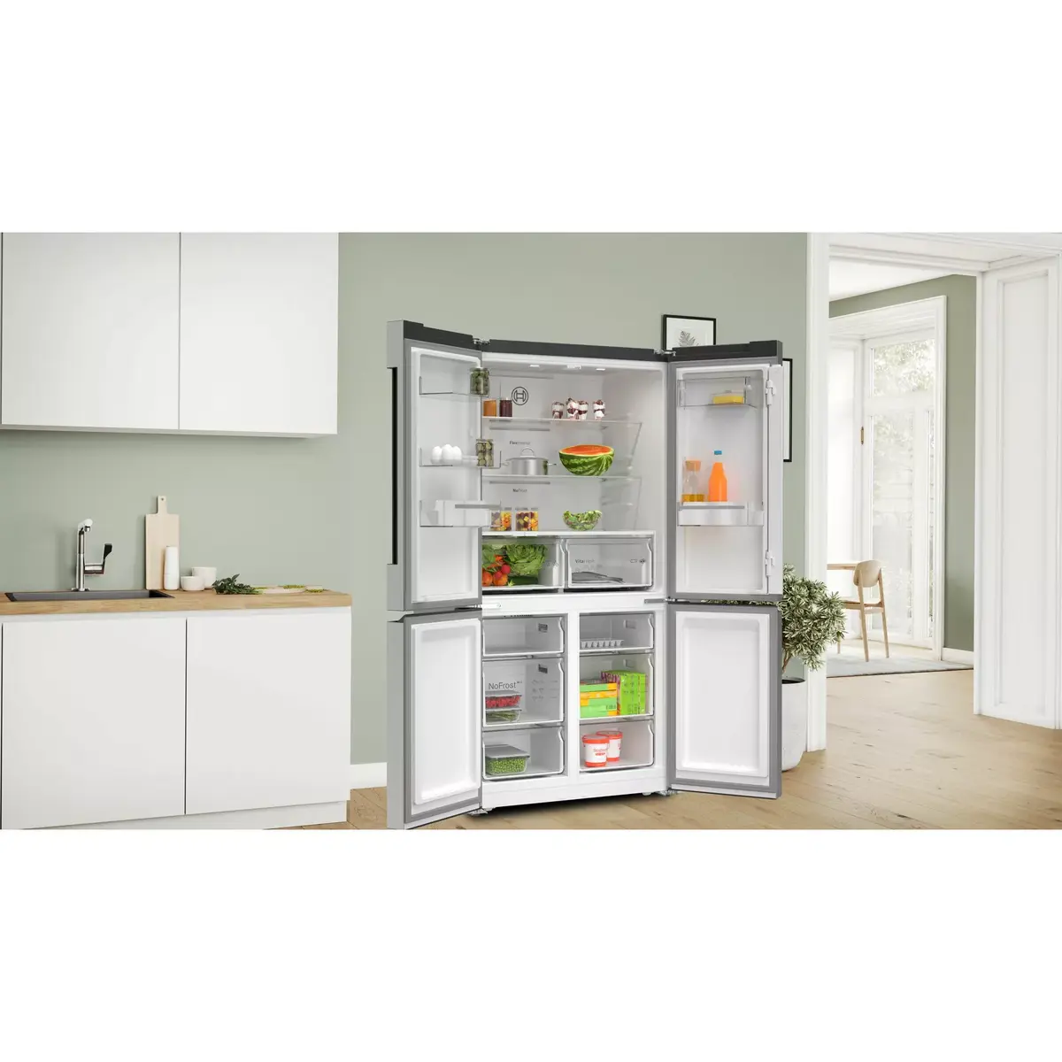 Bosch Serie 4 KFN96VPEA side-by-side refrigerator Photo 9