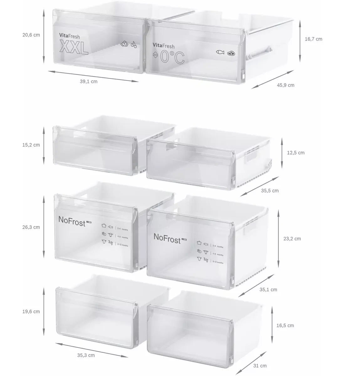 Bosch Serie 4 KFN96VPEA side-by-side refrigerator Photo 10
