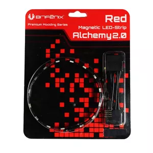 LED light strip BITFENIX Alchemy 2.0 600 mm, red, 30 LEDs, PVC/Cu/PUR