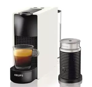 Капсульная кофемашина Nespresso XN1111 от Krups — полностью автоматическая, резервуар 0.7 л, белая