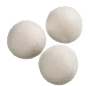 Vilnas žāvētāja bumbiņas Xavax 3 gab., modelis 00111377, krēma, Ø 75 mm