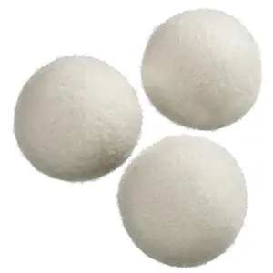Vilnas žāvētāja bumbiņas Xavax 3 gab., modelis 00111377, krēma, Ø 75 mm