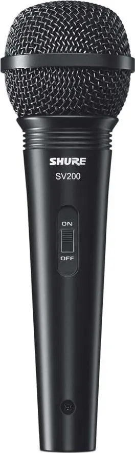Karaoke dinamiskais mikrofons Shure SV200, vads