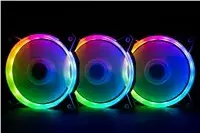 1stCool AURA EVO 1 3x Dual Ring ARGB Fan Kit Photo 3