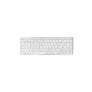Wireless Keyboard RAPOO E9100M Ultra-slim CZ/SK layout White