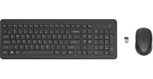 Беспроводной набор клавиатура и мышь HP 330 — полноразмерная клавиатура, RF беспроводное соединение, чёрный