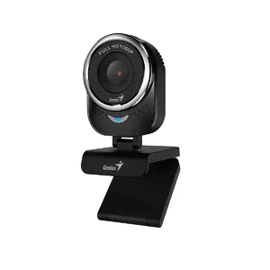 Webcam Genius QCam 6000 — 2 MP, Full HD 1920×1080, USB 2.0, clip mount, black