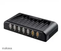 Akasa USB-концентратор AK-HB-12BKCM — 7 портов Photo 2