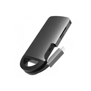 Док-станция UMAX U-Connect Type-C Multiport H7 с HDMI, 3× USB 3.0, кард-ридером SD и функцией зарядки