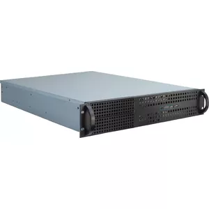 Server Case Inter-Tech 2U-2129N Rack Black, Silver
