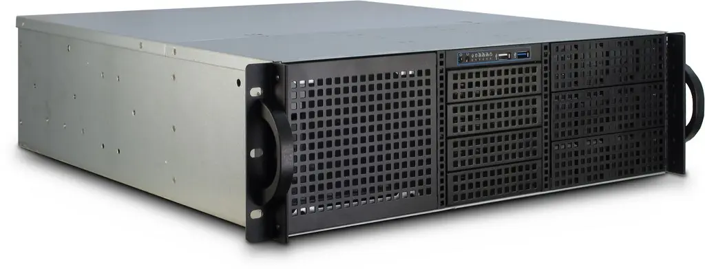 Servera korpuss Inter-Tech 3U-30248 Rack melns