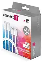 Кабель CONNECT IT Wirez USB-C на USB-A CCA-5006-WH Photo 2