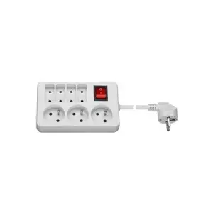Удлинитель PREMIUMCORD ppd02 230V 1.5 м с 3+4 розетками