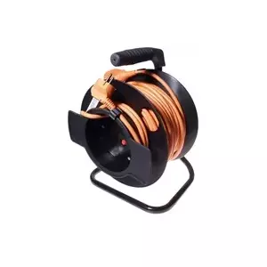 Extension cord PREMIUMCORD ppb-02-25 25 m, 230 V, black