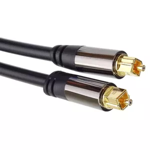 Audio kabelis PremiumCord KJTOS6-015 1.5 m TOSLINK melns