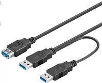 USB Y-kabelis PREMIUMCORD ku3y02 — A