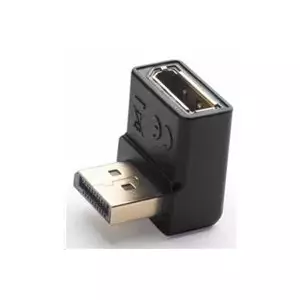 PREMIUMCORD DisplayPort adapter kportad26 90° male-to-female, gold-plated connector