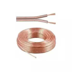 Кабель для подключения акустических систем PremiumCord 100% медь 2x1.5мм² 25м kjpr-01-25