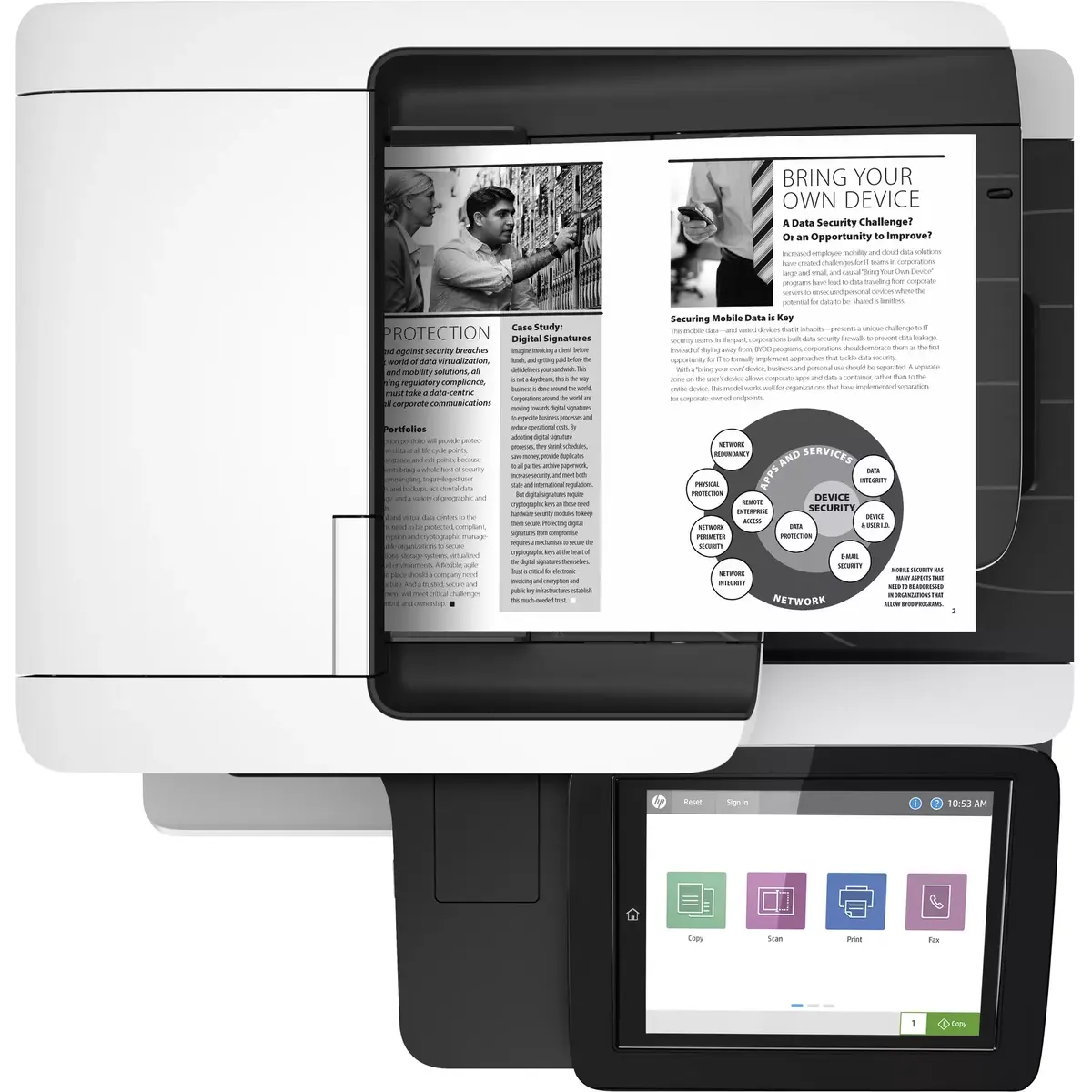 Multifunction Printer HP LaserJet Enterprise MFP M528dn Photo 5