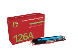 Toner cartridge cyan, xerox xrc Everyday™ remanufactured, compatible with HP 126A (CE311A), standard capacity, 1 pc