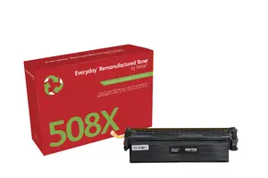 Перезаправленный черный тонер Xerox XRC совместимый с HP 508X (CF360X) высокой ёмкости 12 500 страниц