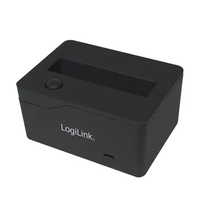 LogiLink QP0025 storage drive docking station USB 3.2 Gen 1 (3.1 Gen 1) Type micro-B Black