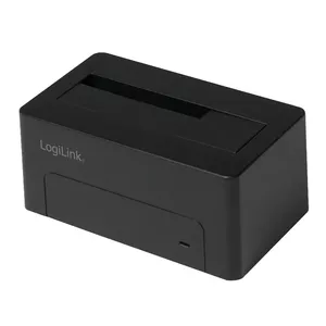 LogiLink QP0026 HDD/SSD dokstacija USB 3.2 Gen 1 (3.1 Gen 1) Type-B Melns