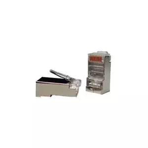Разъём RJ45 STP 8P8C Cat5E с позолотой 50µm, упаковка 100 шт — LYNX CS