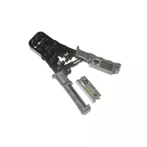 Crimping tool LYNX CS LX-300TR for RJ11 RJ12 RJ45 with built-in tester and LED indicator