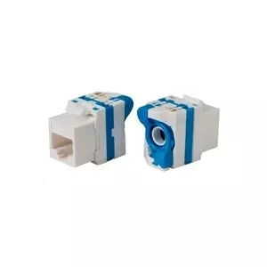 Keystone-джек LYNX CS KESW5NZIPX Cat5E UTP белый самозавершающий