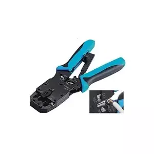 Crimping tool LYNX CS LX-2008AR for RJ10 RJ11 RJ12 RJ45 with integrated wire stripper