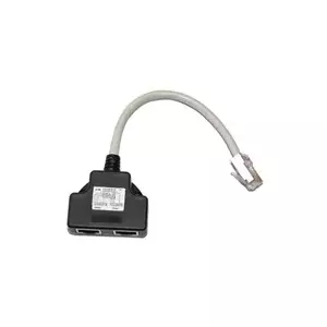 RJ45 Adapter Splitter Lexi-NET ADPC-PC 1x8p8c to 2x8p4c Shielded